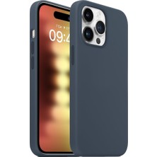 15 Pro ile Uyumlu Rubber Fit Kılıf Silikon Kılıf Ipeksi Dokunuş Hisli Tam Koruyuculu Darbe Önl