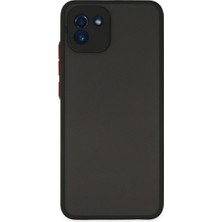 Royaleks Samsung Galaxy A03 Kılıf Montreal Silikon Kapak - Siyah