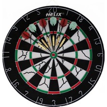 Unes Helix Dbka-18 Dart Tahtası 18",siyah Beyaz Tek Ebat