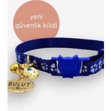 Caramelos Güvenlik Kilitli Kedi Tasması, Isimli Kedi Tasması, Kedi Isimlik, Kedi Künyesi, Safety