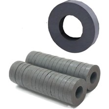 Yuvarlak Delikli Mıknatıs Mini 150 Adet 15X3 mm Mini Mıknatıs Seramik Kömür, Nişan Düğün S