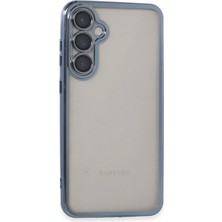 KSB Store Mey Ithalat®  Samsung Galaxy S23 Fe Kılıf  Lensli Silikon - Açık Mavi