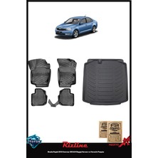 Rizline Skoda Rapid 2022 Sedan Bagaj Havuzu ve Havuzlu Paspas