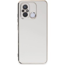 KSB Store Mey Ithalat®   Redmi 12C Kılıf Volet Silikon - Beyaz