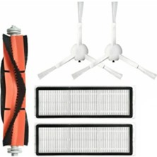 Lin Grup Xiaomi Vacuum Mop 1c (STYTJ01ZHM) Robot Süpürge Uyumlu 5'li Yedek Parça Seti