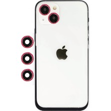 KSB Store Mey Ithalat®  iPhone 14 Shine Kamera Lens - Kırmızı