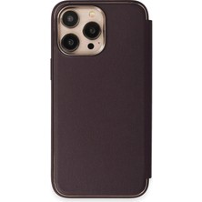 KSB Store Mey Ithalat®  iPhone 14 Pro Kılıf Dolpin Kapaklı - Derin Mor