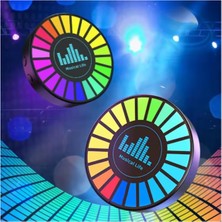 Gaman 2 Adet Sese Duyarlı Araç Içi ve Masa Üsyü Ekolayzer Rgb Ritim Işığı,uygulamadan Kont