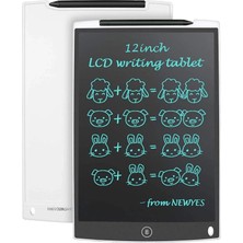 Mudanis 12 Inc Writing LCD Grafik Dijital Kalemli Çizim Tableti Yazı Tahta Not Yazma Eğitim Tableti