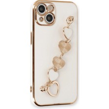 Royaleks Apple Iphone 14 Plus Kılıf Esila Silikon - Beyaz
