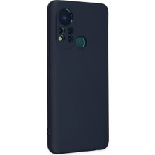 Royaleks Infinix Hot 11S Kılıf Nano Içi Kadife Silikon - Lacivert