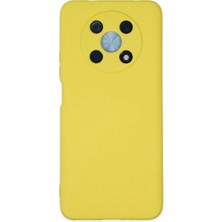 Royaleks Huawei Nova Y90 Kılıf Nano Içi Kadife Silikon - Sarı