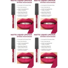 Uzun Süre Kalıcı Kadifemsi Kuruma Yapmayan Mat Likit Ruj - Matte Liquid Lipstick 515 Royal Cranbe