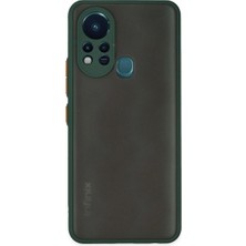 Royaleks Infinix Hot 11S Kılıf Montreal Silikon Kapak - Yeşil