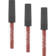 Uzun Süre Kalıcı Kadifemsi Kuruma Yapmayan Mat Likit Ruj - Matte Liquid Lipstick 504 Spicy Terrac