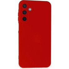 KSB Store Mey Ithalat®  Samsung Galaxy A35 5g Kılıf Nano Içi Kadife Silikon - Kırmızı