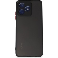 Royaleks Realme C53 Kılıf Montreal Silikon Kapak - Siyah