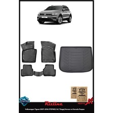 Rizline Volkswagen Tiguan 2013 Stepneli Alt Bagaj Havuzu ve Havuzlu Paspas