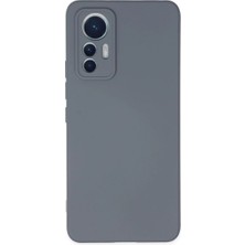 Royaleks Xiaomi Mi 12 Lite Kılıf Nano Içi Kadife Silikon - Gri