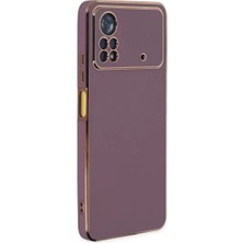 KSB Store Mey Ithalat®   Poco X4 Pro 5g Kılıf Volet Silikon - Mor