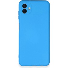 Royaleks Samsung Galaxy A04 Kılıf Nano Içi Kadife Silikon - Mavi