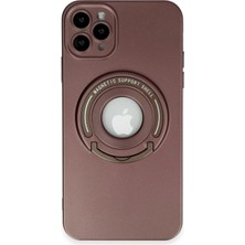 KSB Store Mey Ithalat®  iPhone 12 Pro Kılıf Lukka Magneticsafe Kapak - Kahverengi