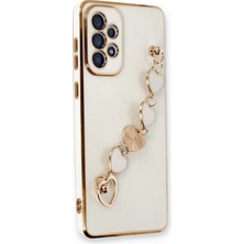 KSB Store Mey Ithalat®  Samsung Galaxy A33 5g Kılıf Esila Silikon - Beyaz