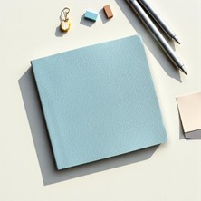 Fark Tanıtım Defter, Noktalı Not Defteri – Pu Deri Not Defteri – 16,5X16,5 Cm, 96 Yaprak (192