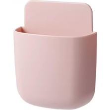 Duvara Monteli, Kumanda Saklama Kutusu, Telefon Kumanda Tutucu, Pembe