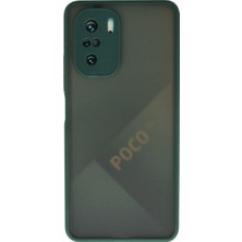 Royaleks Xiaomi Poco F3 Kılıf Montreal Silikon Kapak - Yeşil