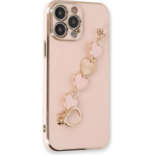 Royaleks Apple Iphone 14 Pro Max Kılıf Esila Silikon - Pudra