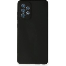 Royaleks Samsung Galaxy A72 Kılıf Nano Içi Kadife Silikon - Siyah