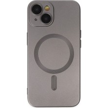Royaleks Apple Iphone 14 Plus Kılıf Moshi Lens Magneticsafe Silikon - Füme