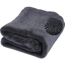 Coofbe Profesyonel 40X60CM 1200GSM Ultra Kalın Mikrofiber Araç Kurulama Havlusu Oto Yıkama Bezi K