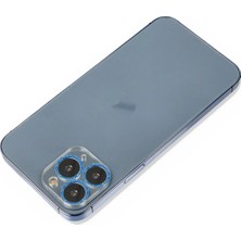 KSB Store Mey Ithalat®  iPhone 11 Pro Shine Kamera Lens Koruma Cam - Mavi
