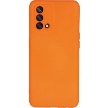 Royaleks Oppo A74 4g Kılıf Nano Içi Kadife Silikon - Turuncu