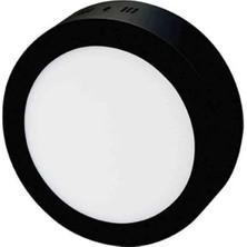Cata CT-5235 18W 6400K S. Üstü LED Beyaz Işık Armatür Yuvarlak Siyah Metal Kasa