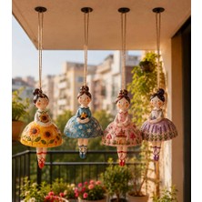 İv Tasarım Ivtasarim Balerin 1 Adet Balkon Süsü 9 cm