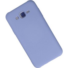 Royaleks Samsung Galaxy J7 Kılıf Nano Içi Kadife Silikon - Lila