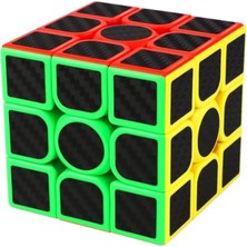 Türkiye Karbon Fiber 3X3X3 Profesyonel Hız Küpü, 6+ Yaş, Zeka Geliştirici Eğitici Oyuncak, Ru