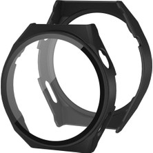 KSB Store Mey Ithalat®  Huawei Watch Gt2 Pro 46MM Dota Camlı Kasa Ekran Koruyucu - Siyah