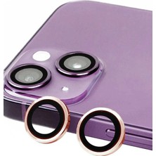 KSB Store Mey Ithalat®  iPhone 13 Mini Raze Metal Kamera Lens - Pembe