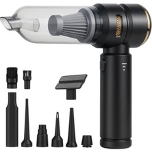 2'si 1 Arada Taşınabilir Araba Süpürgesi, 20.000PA Emiş Gücü, 100W Motor, 6000MAH Pil, Üflem