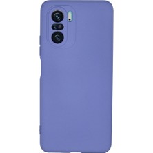 Royaleks Xiaomi Poco F3 Kılıf Nano Içi Kadife Silikon - Lila