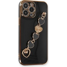 KSB Store Mey Ithalat®  iPhone 13 Pro Kılıf Esila Silikon - Siyah