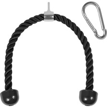 YES4ALL Üniseks Kablo Bağlantısı Combo Çift D Kolu Kauçuk Lat Makine Ataşmanı Triceps Halat�