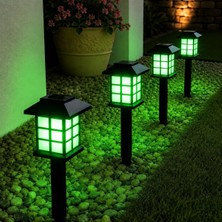 Kyrotech Hlyos 2 Adet 5W Solar Bahçe Lambası 38 Cm, Güneş Enerjili Dekoratif Dış Mekan Aydınl