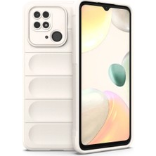 Renas Store Xiaomi Redmi 10C Kılıf Optimum Silikon - Krem