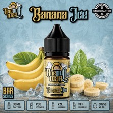 Likitium Banana Ice 30ML / 50MG Salt Likit Aroma – Muz ve Buz Aromalı