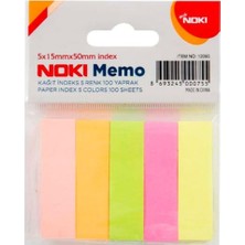 Noki Memo Kağıt Index 5X15X50MM 500 Lü 12060 2li Paket 898385745825
